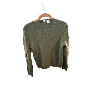 Saks Fifth Avenue Classic 100% Cashmere Knit Sweater Size Large